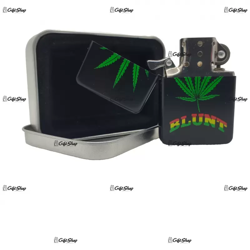 Blunt black, bricheta gen zippo metalica model 3a
